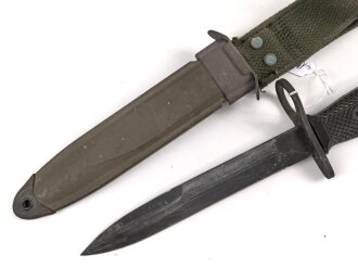 U.S. Army M7 Bajonett, Hersteller " IMPERIAL" , in M8A1 Scheide. Guter Gesamtzustand