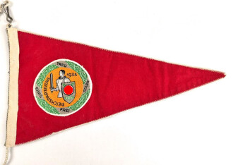 Wimpel Reichsparteitag 1934. Guter Zustand, Gesamtlänge 31cm