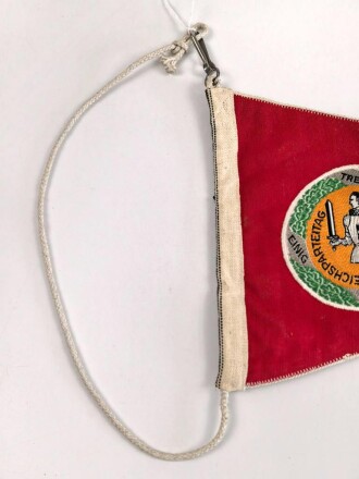 Wimpel Reichsparteitag 1934. Guter Zustand, Gesamtlänge 31cm