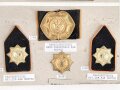 Niederlande, Sammlung Rang und Barettabzeichen, auf Karton getackert