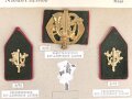 Niederlande, Sammlung Rang und Barettabzeichen Heer, teils auf Karton getackert