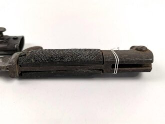 Preussen, Seitengewehr 98 mit Säge, Kammerstück von 1901, Hersteller " Erfurt" ungereinigt