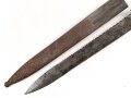 Preussen, Seitengewehr 98 mit Säge, Kammerstück von 1901, Hersteller " Erfurt" ungereinigt
