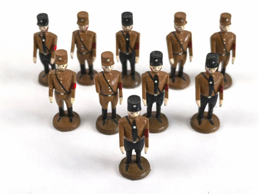 10 Stück Holz-Eicheln Zum Bemalen - DIY Bastelset Für Kinder & Dekoration