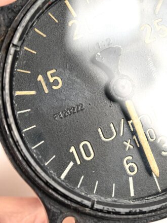 Luftwaffe, Drehzahlmesser Fl 20222, Funktion nicht...