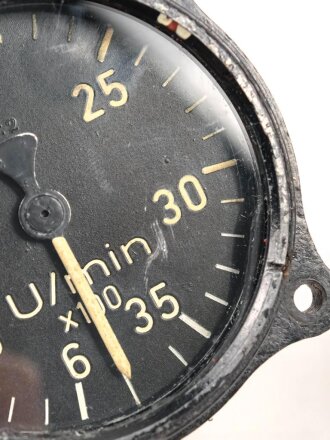 Luftwaffe, Drehzahlmesser Fl 20222, Funktion nicht geprüft