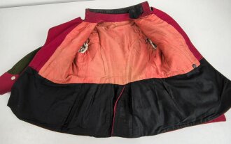 Bayern, Uniformrock für einen Angehörigen im 2. Ulanen Regiment " König " Ansbach. Eigentumstück in gutem Gesamtzustand