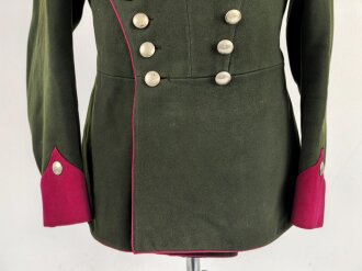 Bayern, Uniformrock für einen Angehörigen im 2. Ulanen Regiment " König " Ansbach. Eigentumstück in gutem Gesamtzustand