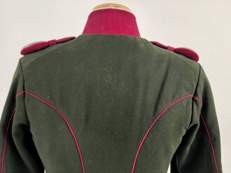 Bayern, Uniformrock für einen Angehörigen im 2. Ulanen Regiment " König " Ansbach. Eigentumstück in gutem Gesamtzustand