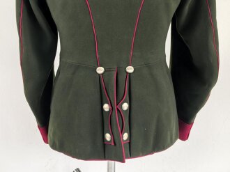 Bayern, Uniformrock für einen Angehörigen im 2. Ulanen Regiment " König " Ansbach. Eigentumstück in gutem Gesamtzustand