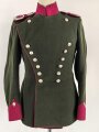 Bayern, Uniformrock für einen Angehörigen im 2. Ulanen Regiment " König " Ansbach. Eigentumstück in gutem Gesamtzustand