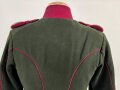 Bayern, Uniformrock für einen Angehörigen im 2. Ulanen Regiment " König " Ansbach. Eigentumstück in gutem Gesamtzustand