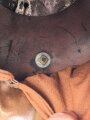 Preussen, Pickelhaube für einen Offizier der Infanterie. Ordentlichers Stück in gutem Gesamtzustand, keine Doppellöcher