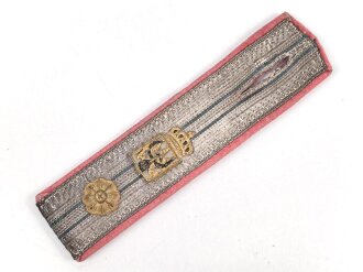 Preussen, einzelnes Schulterstücke für einen Beamten. Ausführung alter Art ( Modell 1866 ),  rosa Unterlage