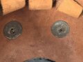 Preussen, Pickelhaube für Mannschaften der Artillerie. Aus alt- und neuteilen zusammengebautes Stück