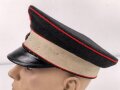 Württemberg, Schirmmütze für einen Angehörigen der freiwilligen Krankenpflege mit leichtem Mottenschaden