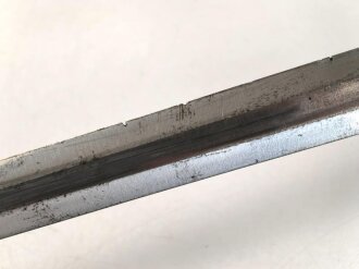 Dolch für Offiziere des Heeres, Hersteller WKC, die Klinge mit Scharten, sonst guter Gesamtzustand