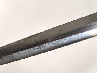 Dolch für Offiziere des Heeres, Hersteller WKC, die Klinge mit Scharten, sonst guter Gesamtzustand
