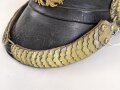 Bayern, Helm für Angehörige der Bürgerwehr Modell 1848. Zusammengehöriges, in allen Teilen originales Stück