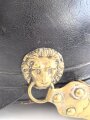 Bayern, Helm für Angehörige der Bürgerwehr Modell 1848. Zusammengehöriges, in allen Teilen originales Stück