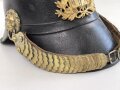 Bayern, Helm für Angehörige der Bürgerwehr Modell 1848. Zusammengehöriges, in allen Teilen originales Stück