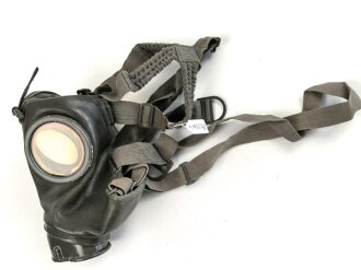Gasmaske Wehrmacht, datiert 1940, weiches Gummi