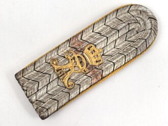 Preussen, einzelnes Schulterstück für einen Leutnant im Grenadier Regiment 11 Breslau