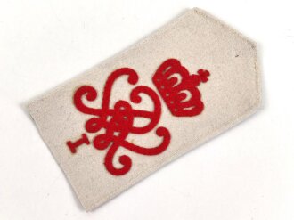 Baden, einzelnes Schulterstück für Mannschaften im Grenadier Regiment 110 Mannheim / Heodelberg