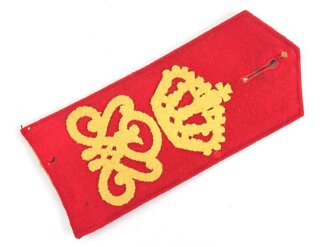 Württemberg, einzelnes Schulterstück für Mannschaften im Infanterie Regiment 120 Ulm
