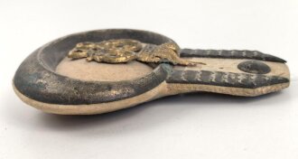 Württemberg, einzelnes Epaulett eines Angehörigen Ulanen Regiment 20 Ludwigsburg, stark ausgeblichen