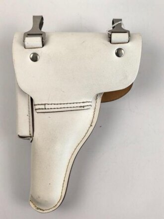 Bundeswehr Pistolentasche alter Art für Pistole P1 oder P38. Geweisstes Leder