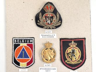 Belgien, Sammlung Ärmelabzeichen und...