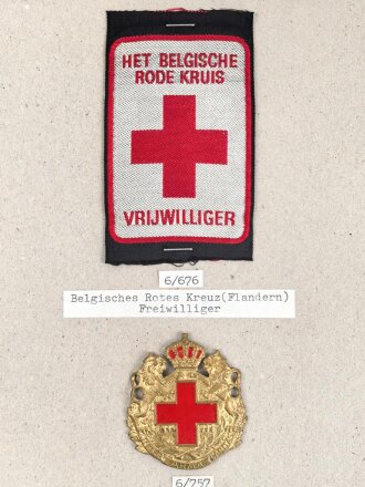 Belgien, Sammlung Ärmelabzeichen und...