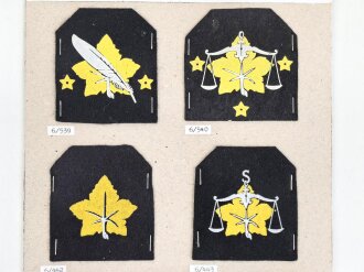 Belgien, Sammlung Ärmelabzeichen der Marine, auf...