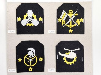 Belgien, Sammlung Ärmelabzeichen der Marine, auf...