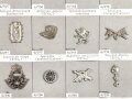 Belgien, Sammlung Schulterklappen und Kragenabzeichen