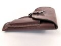 DDR,  Pistolentasche braunes Leder Makarov für Nationale Volksarmee,  ungetragen