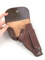 DDR,  Pistolentasche braunes Leder Makarov für Nationale Volksarmee,  ungetragen