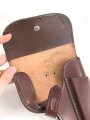 DDR,  Pistolentasche braunes Leder Makarov für Nationale Volksarmee,  ungetragen