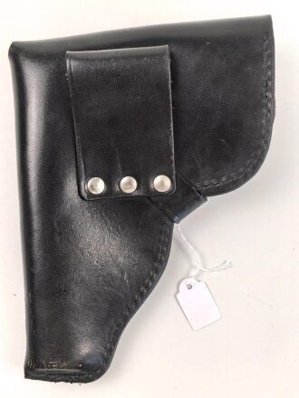 DDR,  Pistolentasche schwarzes Leder Makarov für Volkspolizei,  ungetragen