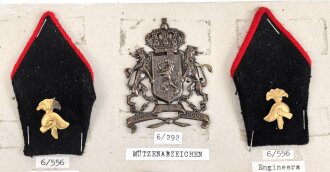 Belgien, Sammlung Schulterstücke und...