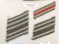 Belgien, Sammlung Rangabzeichen und Armbinde Heer, auf Karton getackert