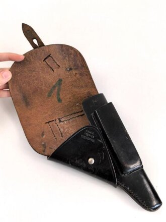 Polizei Berlin, Pistolentasche P38, datiert 1963