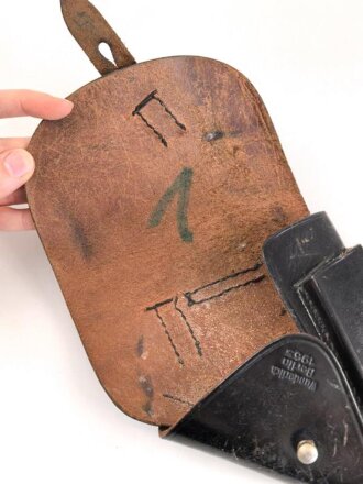 Polizei Berlin, Pistolentasche P38, datiert 1963