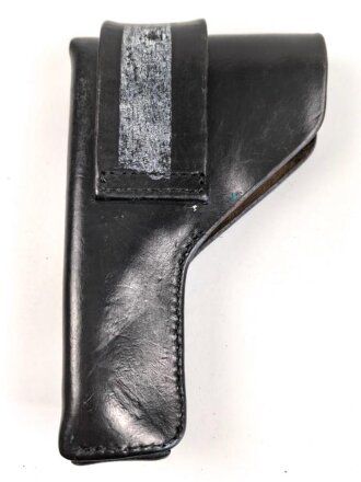 Pistolentasche schwarzes Leder, ohne Bezeichnung, wohl...