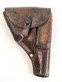 Pistolentasche , braunes leder