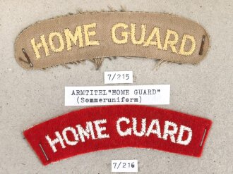 Großbritannien, Sammlung Ärmelabzeichen, auf...