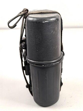 Deutschland nach 1945, Feldflasche  Luftschutzhilfsdienst. Hersteller PSL 65. Originallack, gebraucht
