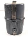 Deutschland nach 1945, Feldflasche  Luftschutzhilfsdienst. Hersteller PSL 65. Originallack, gebraucht