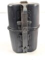 Deutschland nach 1945, Feldflasche  Luftschutzhilfsdienst. Hersteller PSL 65. Originallack, gebraucht